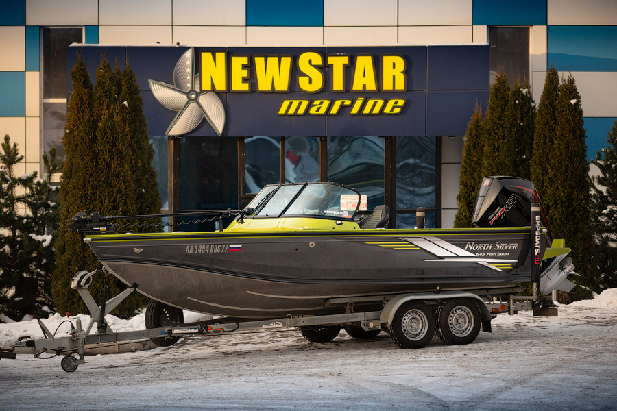 NorthSilver 645 Fish Sport с двигателем Mercury V8 250 XL PXS