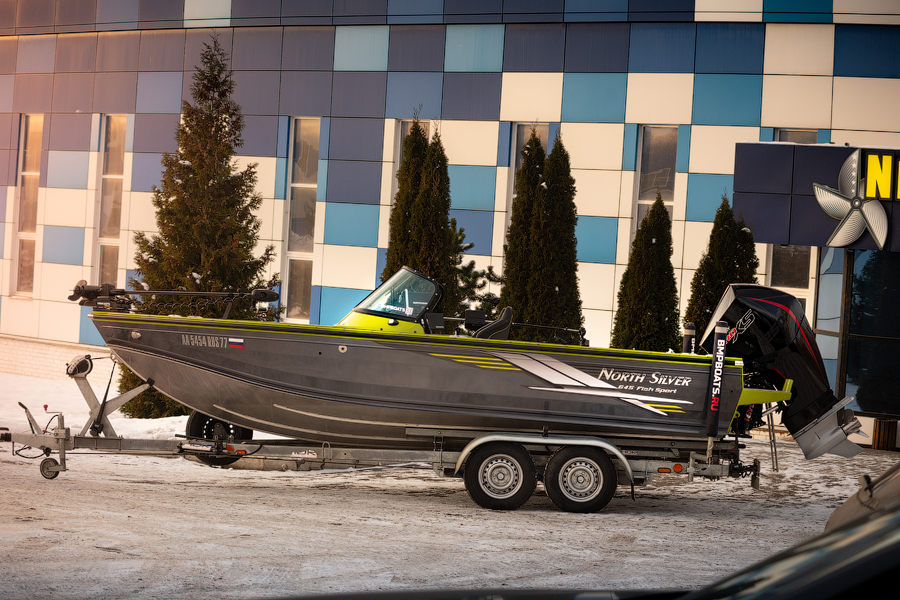 NorthSilver 645 Fish Sport с двигателем Mercury V8 250 XL PXS
